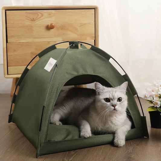 Cozy Pet Tent Bed: A Warm Haven for Your Feline Friend